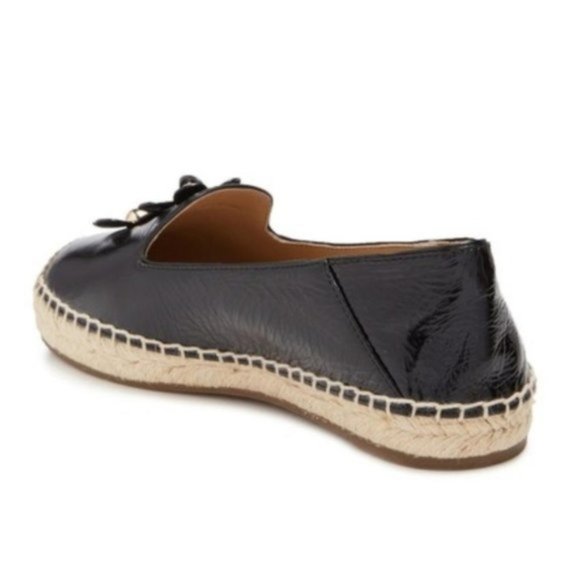 SOLD Marc Jacobs Black Leather Daisy Flat Espadril - Picture 2 of 8